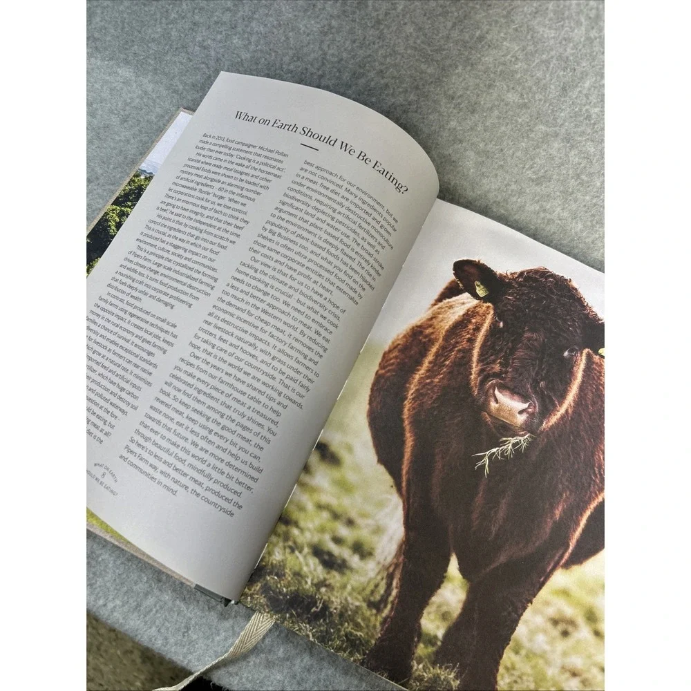 Pipers Farm Sustainable Meat Cookbook Abby Allen Hardcover Recipes Wisdom 288pg